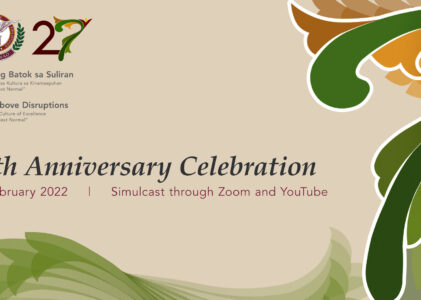 UP Mindanao’s 27th Anniversary Celebration